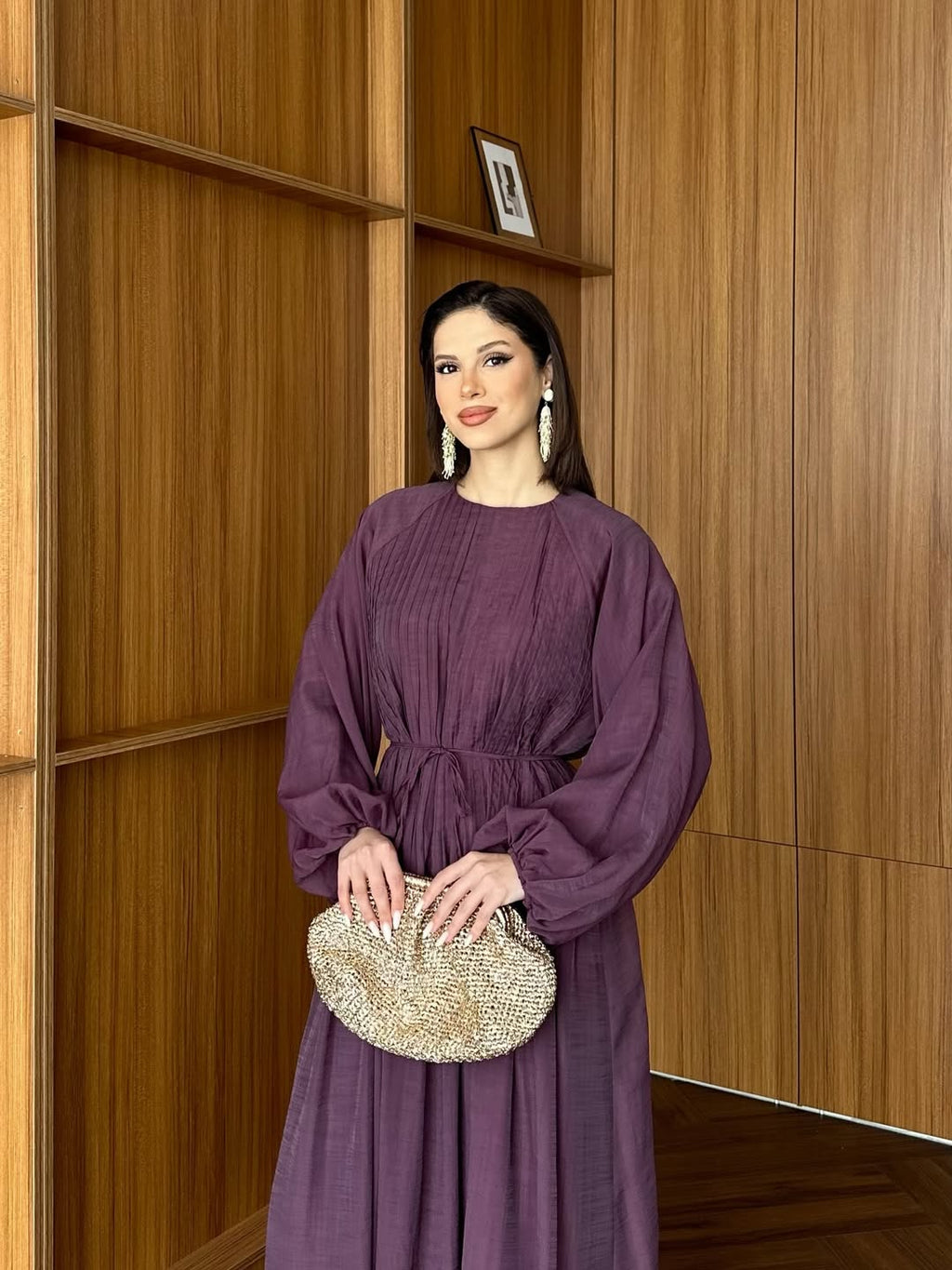 Luna Plissé Dress