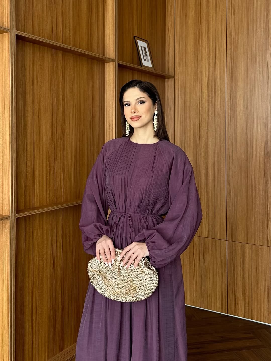 Luna Plissé Dress